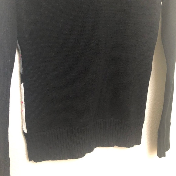 DKNY JEANS Womens XS V-Neck Argyle Preppy Sweater Long Sleeve Pullover NWOT - Picture 14 of 16